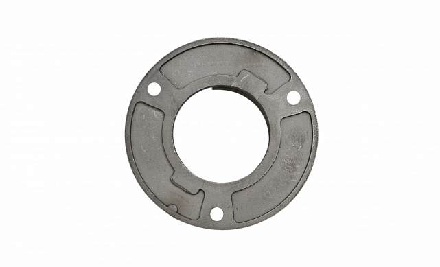 Фланец для трубы с пазом Ø48.3 мм, литой, полированный, (AISI 304) k238 3 Фланец для трубы с пазом Ø48.3 мм, литой, полированный, (AISI 304) k238 3