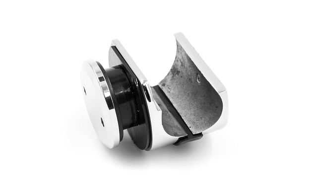 Крепление трека к стеклу, без зенковки, под 25 трубу t831 PSS 3 Крепление трека к стеклу, без зенковки, под 25 трубу t831 PSS 3