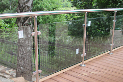 Перила и ограждения для террас в Челябинске. Готовые проекты ПерилаГлавСнаб - фото 23