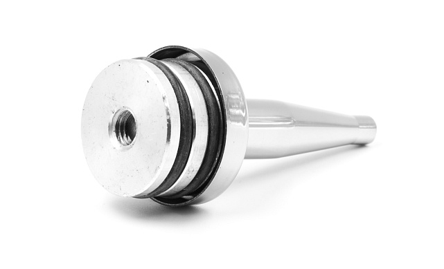 Наконечник палец (солдатик) с системой фиксации из алюминия в стойке Ø38.1х1.5 мм, полированный, нержавеющий (AISI 304) k041-2 5 Наконечник палец (солдатик) с системой фиксации из алюминия в стойке Ø38.1х1.5 мм, полированный, нержавеющий (AISI 304) k041-2 5