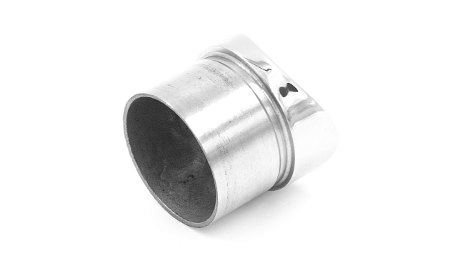 Наконечник седловина прямая 90° на стойку Ø38.1 мм, под поручень Ø50.8 мм, литая, полированная, AISI 304, k044-1 4 Наконечник седловина прямая 90° на стойку Ø38.1 мм, под поручень Ø50.8 мм, литая, полированная, AISI 304, k044-1 4