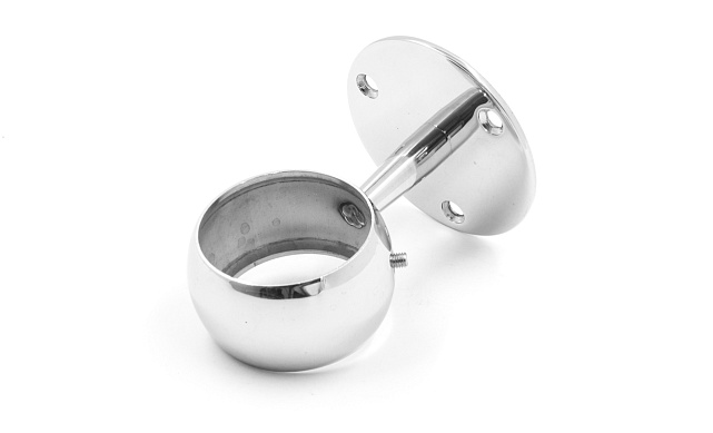 Держатель выносной с обхватом для трубы Ø50.8 мм, полированный, сварной (AISI 304) k066 4 Держатель выносной с обхватом для трубы Ø50.8 мм, полированный, сварной (AISI 304) k066 4