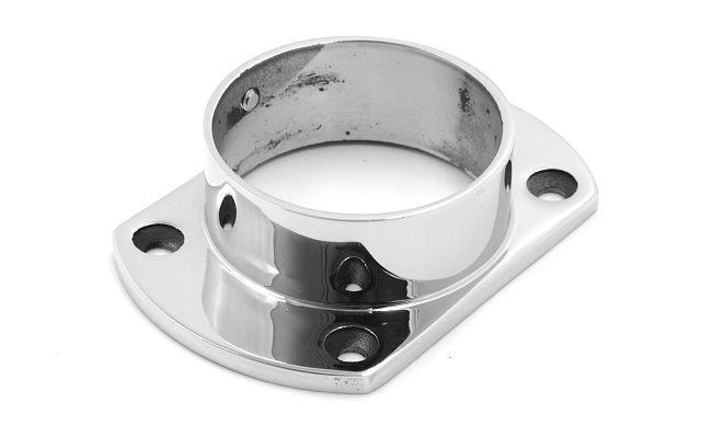 Фланец укороченный, литой, полированный, для трубы Ø50.8 мм, полированный, (AISI 304) k094 3 Фланец укороченный, литой, полированный, для трубы Ø50.8 мм, полированный, (AISI 304) k094 3