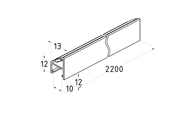Комплект уплотнителей для стекла в душевую кабину (2 шт.), стекло-стекло 10 мм, с магнитом 90°/180°, 2200 мм t220 3 Комплект уплотнителей для стекла в душевую кабину (2 шт.), стекло-стекло 10 мм, с магнитом 90°/180°, 2200 мм t220 3