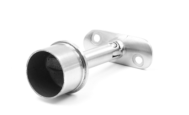 Наконечник палец с регулируемым ложементом под поручень Ø50.8 мм, на стойку Ø38.1х1.5 мм, литой, шлифованный (AISI 304) k006-4 4