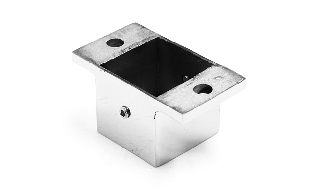 Фланец для трубы 40х40, укороченный, полированный, литой AISI 304 k553 3 Фланец для трубы 40х40, укороченный, полированный, литой AISI 304 k553 3