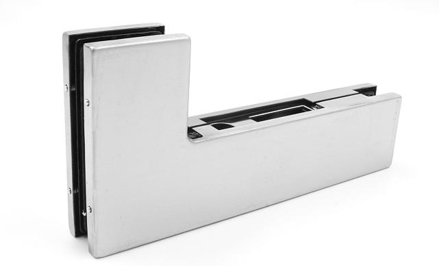 Фитинг угловой соединительный с ответной частью под замок без ограничителя, шлифованный, вырез 02 t142-3 SSS 3