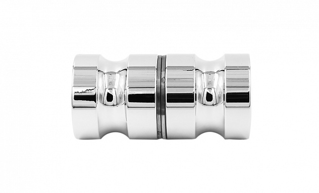 Ручка-кноб для двери 32х38 мм латунь-хром, полированная t692 PC 4 Ручка-кноб для двери 32х38 мм латунь-хром, полированная t692 PC 4