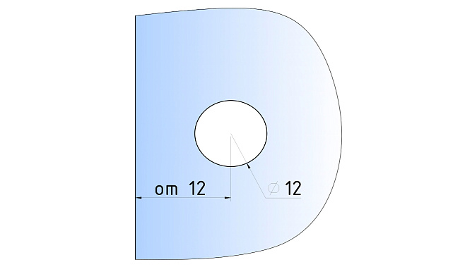 Ручка-кноб квадратная, для стекла 6-12мм, черная t669 Bl 3 Ручка-кноб квадратная, для стекла 6-12мм, черная t669 Bl 3