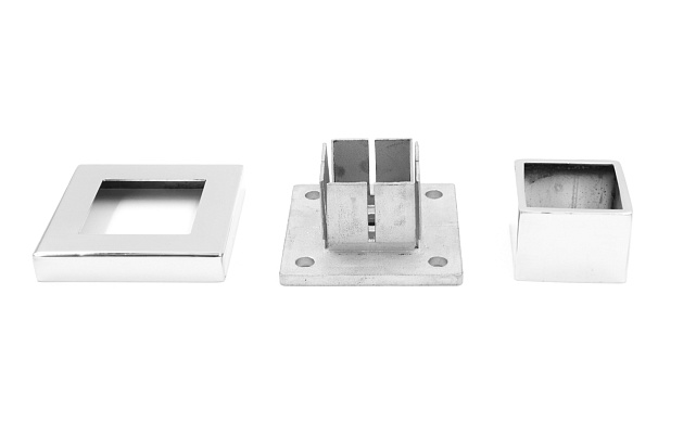 Цанга под трубу 40х40 мм, полированная, (AISI 304) k333 5 Цанга под трубу 40х40 мм, полированная, (AISI 304) k333 5