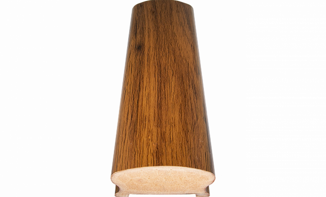 Пластиковый поручень фигурный текстурный, цвет Венге, длина 4м k897-3  4 Пластиковый поручень фигурный текстурный, цвет Венге, длина 4м k897-3  4