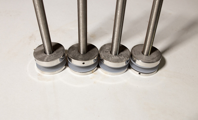 Комплект торцевого крепления несущего стекла, гайка-шайба Ø50х10х18 мм с внутренней резьбой М16(для оцинковки), полированный AISI 304, уценка k277-7-У 4 Комплект торцевого крепления несущего стекла, гайка-шайба Ø50х10х18 мм с внутренней резьбой М16(для оцинковки), полированный AISI 304, уценка k277-7-У 4