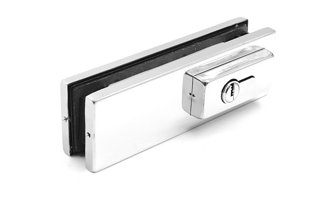 Замок центральный с прямоугольным ригелем, полированный, вырез 13 t152 PSS 8 Замок центральный с прямоугольным ригелем, полированный, вырез 13 t152 PSS 8