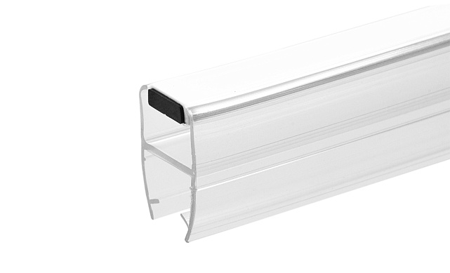 Комплект уплотнителей для стекла в душевую кабину (2 шт.), стекло-стекло 10 мм, с магнитом 180°, 2200 мм t229 3 Комплект уплотнителей для стекла в душевую кабину (2 шт.), стекло-стекло 10 мм, с магнитом 180°, 2200 мм t229 3