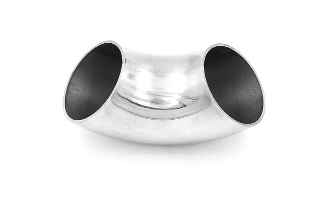 Отвод поручня Ø42.4х90х1.45 мм, 90°, полированный 400 Grit (AISI 201) k346-5 3 Отвод поручня Ø42.4х90х1.45 мм, 90°, полированный 400 Grit (AISI 201) k346-5 3