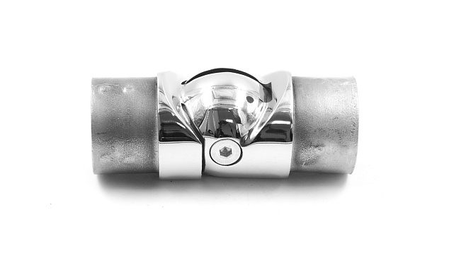 Поворот литой, шарнирный под Ø42.4 мм, полированный, AISI 304 k273 5 Поворот литой, шарнирный под Ø42.4 мм, полированный, AISI 304 k273 5