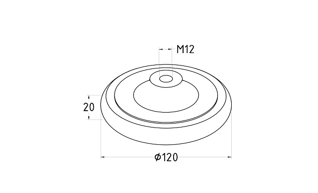 Войлок белый Ø125х20 мм, очищенный, на тарелке, сплошной k428 3 Войлок белый Ø125х20 мм, очищенный, на тарелке, сплошной k428 3