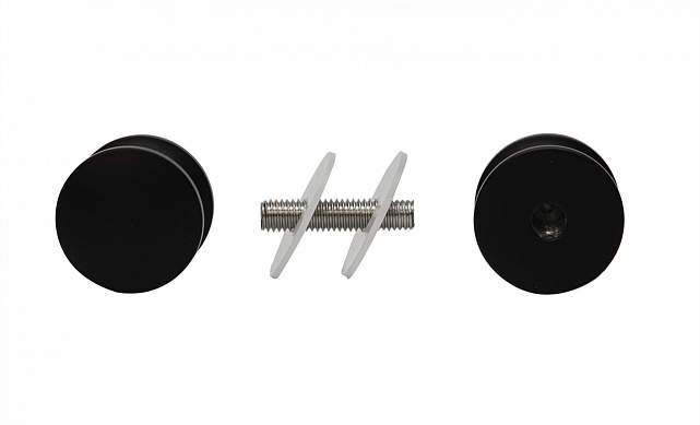 Ручка-кноб для душа, алюминий-черный t691 ALBL 4 Ручка-кноб для душа, алюминий-черный t691 ALBL 4