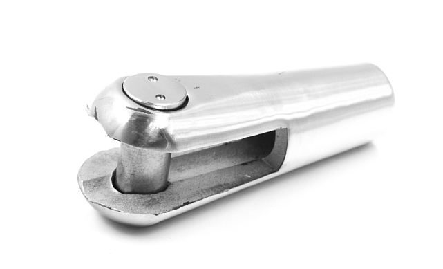 Наконечник ванты (тяги) с резьбой М16 правый, литой , полированный (AISI316) k661-16-R 9 Наконечник ванты (тяги) с резьбой М16 правый, литой , полированный (AISI316) k661-16-R 9