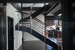 Перила для лестниц из металла в Челябинске. Готовые проекты ПерилаГлавСнаб - фото 8