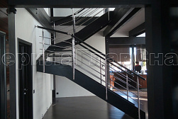 Перила для лестниц из металла в Челябинске. Готовые проекты ПерилаГлавСнаб - фото 8 Перила для лестниц из металла в Челябинске. Готовые проекты ПерилаГлавСнаб - фото 8