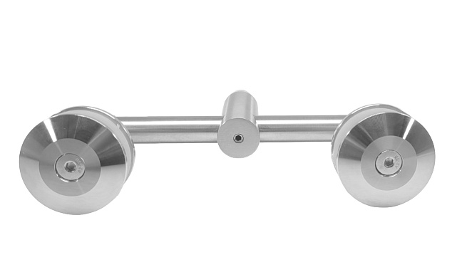 Крепление двойное с рутелями к стене, AISI 304 k629 6 Крепление двойное с рутелями к стене, AISI 304 k629 6