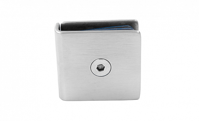 Коннектор для душевой кабины стена-стекло 45х45 мм шлифованный t721-2 SSS  7 Коннектор для душевой кабины стена-стекло 45х45 мм шлифованный t721-2 SSS  7