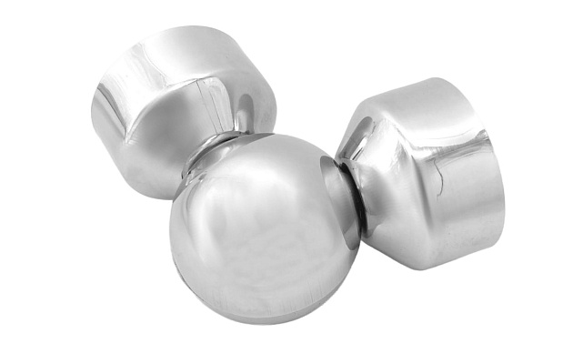 Поворот дер./пласт. поручня Ø49х0.8 мм, полированный, (AISI 201) k053-4 6 Поворот дер./пласт. поручня Ø49х0.8 мм, полированный, (AISI 201) k053-4 6