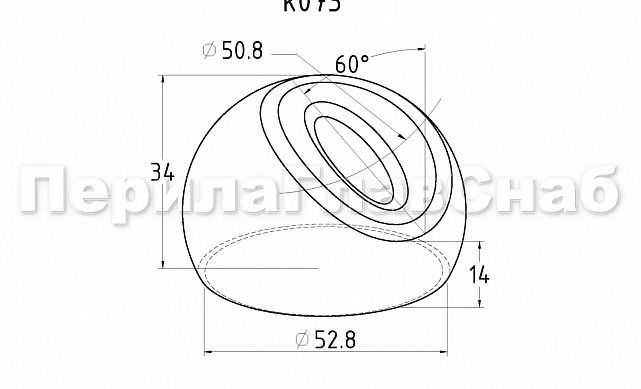 Наконечник штампованный (СПС) косой 30° на трубу Ø50.8 мм, для поручня Ø50.8 мм, полированный, нержавеющий, AISI 304, 600Grit, k073 2 Наконечник штампованный (СПС) косой 30° на трубу Ø50.8 мм, для поручня Ø50.8 мм, полированный, нержавеющий, AISI 304, 600Grit, k073 2