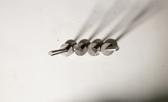 Комплект торцевого крепления несущего стекла, гайка-шайба Ø50х10х18 мм с внутренней резьбой М16(для оцинковки), полированный AISI 304, уценка k277-7-У 8 Комплект торцевого крепления несущего стекла, гайка-шайба Ø50х10х18 мм с внутренней резьбой М16(для оцинковки), полированный AISI 304, уценка k277-7-У 8