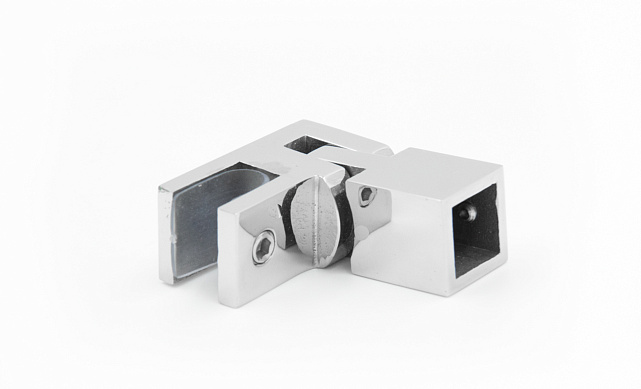 Выносное крепление к стеклу, для трубы 15х15 мм, полированный t806 PSS 6 Выносное крепление к стеклу, для трубы 15х15 мм, полированный t806 PSS 6