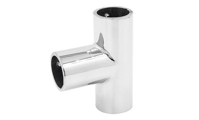 Соединитель-тройник для трубы 19 мм латунь-хром, полированный t902 PC 7 Соединитель-тройник для трубы 19 мм латунь-хром, полированный t902 PC 7