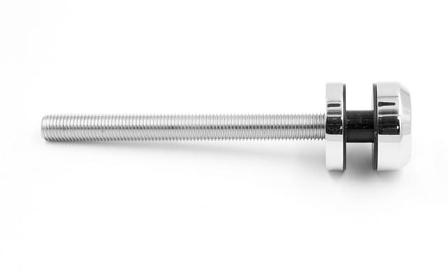 Комплект торцевого крепления несущего стекла, шпилька AISI316, гайка-шайба Ø50х10х18 мм с внутренней резьбой М16, полированный k277-2 5
