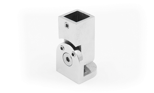 Держатель трубы регулируемый, под 15х15 мм, полированный t808 PSS 5 Держатель трубы регулируемый, под 15х15 мм, полированный t808 PSS 5