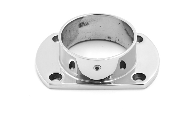 Фланец укороченный, литой, полированный, для трубы Ø50.8 мм, полированный, (AISI 304) k094 5 Фланец укороченный, литой, полированный, для трубы Ø50.8 мм, полированный, (AISI 304) k094 5