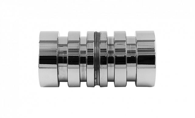 Ручка-кноб для двери 32х38 мм латунь-хром, полированная t694 PC 3 Ручка-кноб для двери 32х38 мм латунь-хром, полированная t694 PC 3