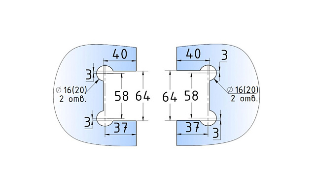 Петля для душевой стекло-стекло 90х55 мм, 90°, цинк, черный t304 BZn 2 Петля для душевой стекло-стекло 90х55 мм, 90°, цинк, черный t304 BZn 2