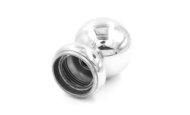 Наконечник шар на стойку Ø50.8 мм, штампованный, полированный, 400 Grit, AISI 201 k075-2 4 Наконечник шар на стойку Ø50.8 мм, штампованный, полированный, 400 Grit, AISI 201 k075-2 4