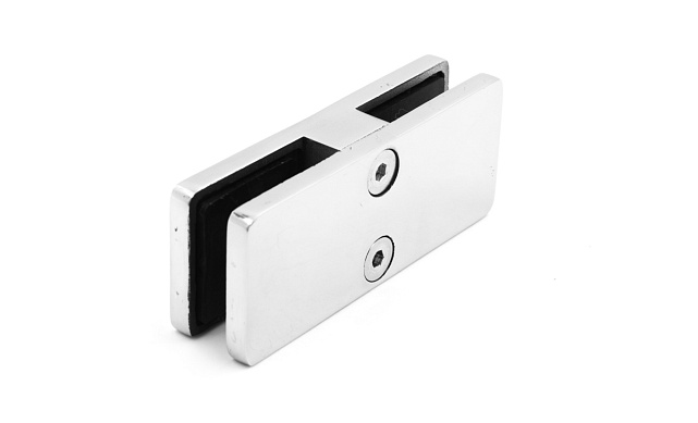 Соединитель стекол, прямой, 101х40, нержавеющая сталь AISI 304, полированная k118 4 Соединитель стекол, прямой, 101х40, нержавеющая сталь AISI 304, полированная k118 4