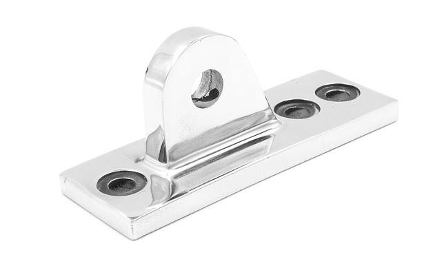 Крепление ванты(тяги) козырька к стойке алюминиевого фасада, AISI 304,литое,полированное, k610 7