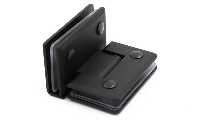 Петля для душевой стекло-стекло 90х55 мм, 90°, цинк, черный t304 BZn 4 Петля для душевой стекло-стекло 90х55 мм, 90°, цинк, черный t304 BZn 4