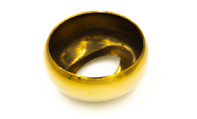 Наконечник штампованный, прямой под Ø50,8 мм, золото k068-88 3 Наконечник штампованный, прямой под Ø50,8 мм, золото k068-88 3