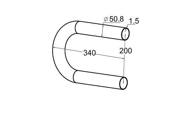 Окончание поручня пандуса Ø50.8 мм, полированный, круглый (AISI 304) k051-5 2 Окончание поручня пандуса Ø50.8 мм, полированный, круглый (AISI 304) k051-5 2