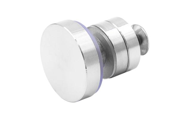 Крепление трека к стеклу AISI 304 шлифованное t449 SSS  5