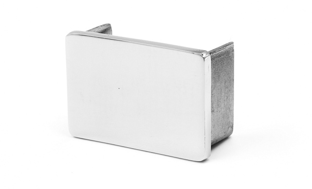 Заглушка для профильной трубы 40х60 мм, полированная, хром (AISI 304) k543 4 Заглушка для профильной трубы 40х60 мм, полированная, хром (AISI 304) k543 4