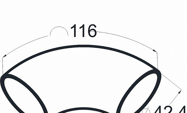 Отвод поручня под сварку Ø42.4 мм, 90°, полированный, (AISI 201) k346-3 2 Отвод поручня под сварку Ø42.4 мм, 90°, полированный, (AISI 201) k346-3 2