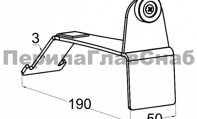 Ключ для монтажа профиля k601 (AISI 304) Фk601-20 2 Ключ для монтажа профиля k601 (AISI 304) Фk601-20 2