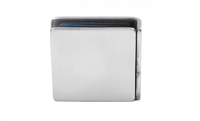 Коннектор для душевой кабины стена-стекло 45х45 мм шлифованный t721-2 SSS  8 Коннектор для душевой кабины стена-стекло 45х45 мм шлифованный t721-2 SSS  8