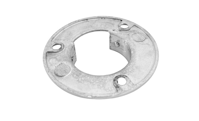 Фланец для трубы Ø48.3 мм, под 3 самореза 6.8 мм, литой, полированный, (AISI 304) k238-3 4 Фланец для трубы Ø48.3 мм, под 3 самореза 6.8 мм, литой, полированный, (AISI 304) k238-3 4