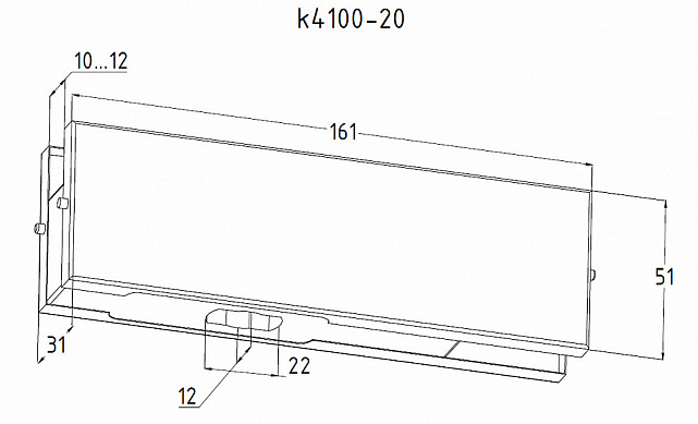 Нижний фитинг-петля, шлифованный t110 SSS 2 Нижний фитинг-петля, шлифованный t110 SSS 2